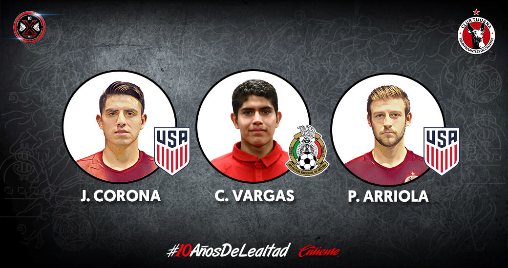 Carlos Vargas recibió su primer llamado de selección, y será con el Tri Mayor; Paul Arriola y Joe Corona, en la lista de la USSOCCER