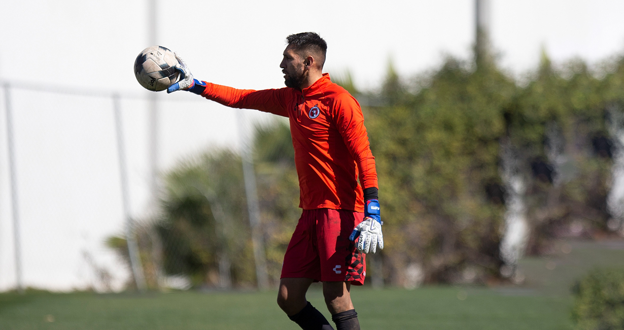 El guardián del Mictlán sostuvo una plática con los medios de comunicación previo al duelo ante Santos.