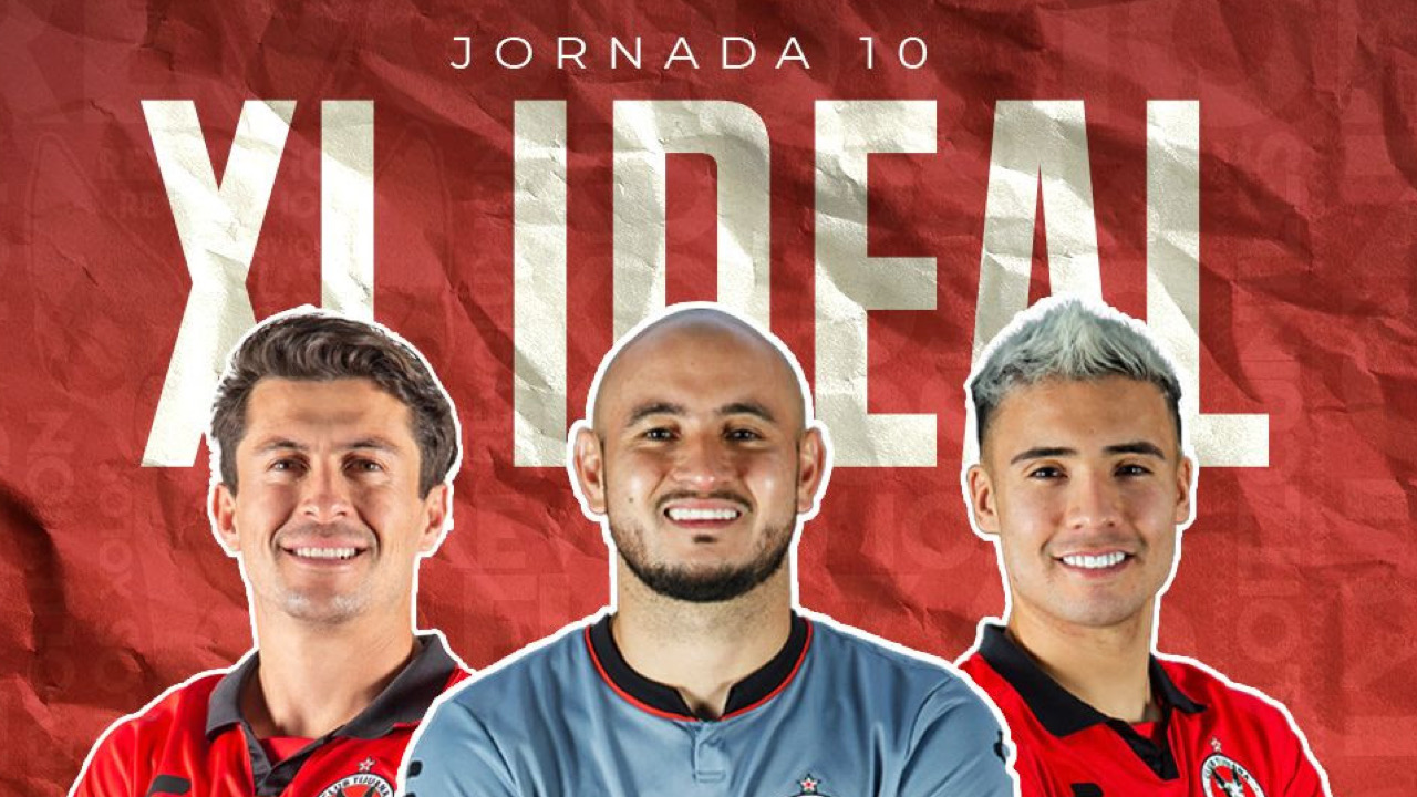 Carlos González, Fernando Madrigal y Nicolás Díaz fueron seleccionados por la Liga BBVA MX en el once ideal de la jornada 10