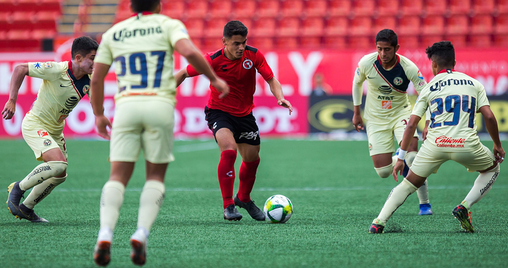 Xoloitzcintles juveniles empataron sin goles ante el Club América