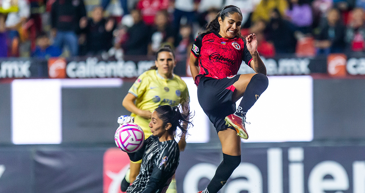 Las Perrísimas enfrentaron el primero de dos duelos ante el América Femenil en los cuartos de final de la Liga MX Femenil.