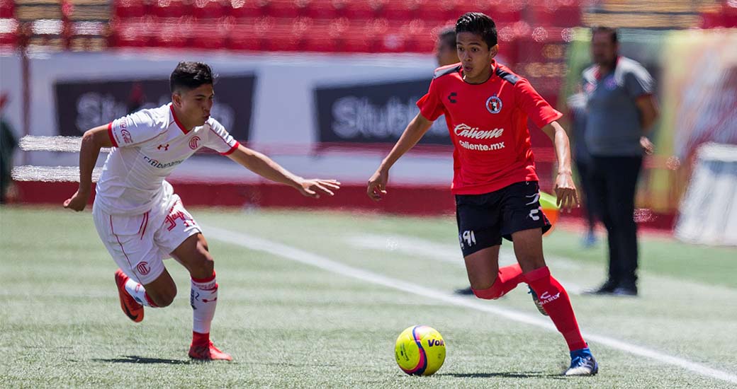 El conjunto Sub 17 venció 4-0 a Toluca mientras que la categoría Sub 20 igualó a dos tantos