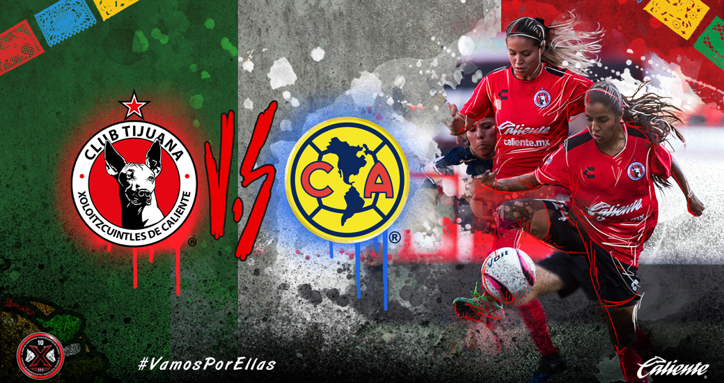 Xoloitzcuintles Femenil jugará vs Club América el viernes 15 de Septiembre a las 21:15 horas (Pacífico)