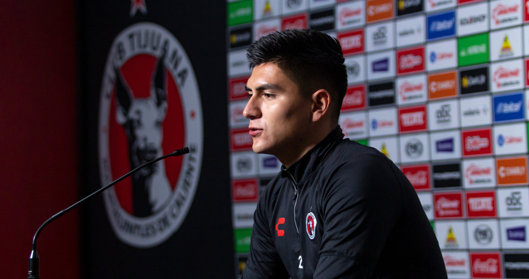 EL LATERAL DERECHO DEL CLUB TIJUANA SE REUNIÓ EN VIDEOCONFERENCIA CON LOS MEDIOS DE COMUNICACIÓN