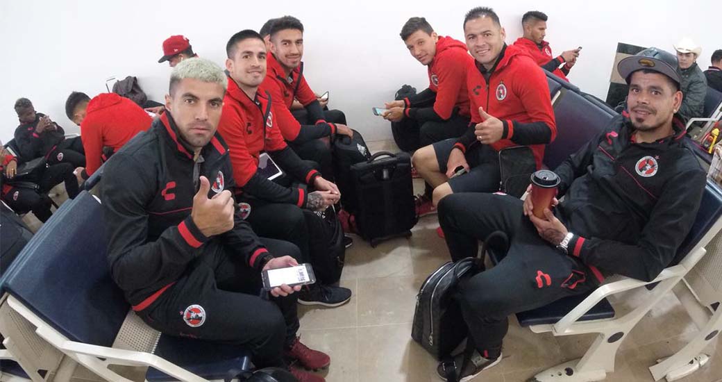El Club Tijuana arribó a Torreón para encarar el duelo ante Santos Laguna