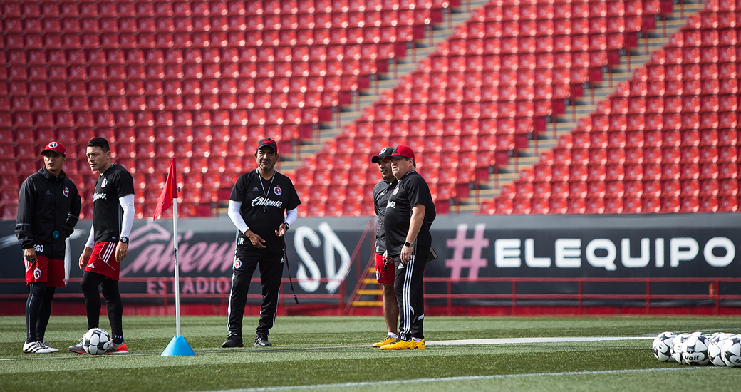El Club Tijuana intensifica la pretemporada en el Estadio Caliente