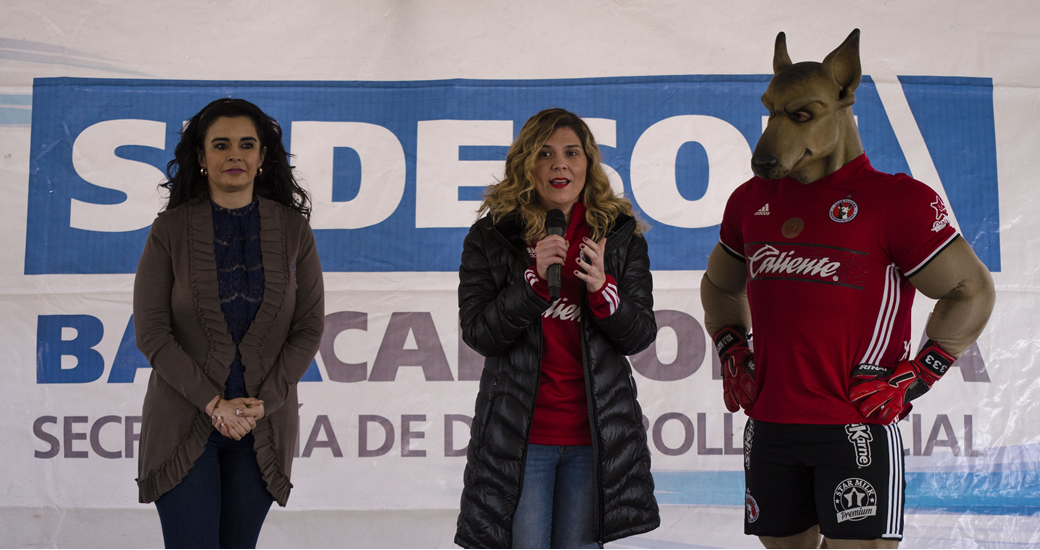 El Club Tijuana distribuyó 500 comidas y 210 despensas en Las Torres