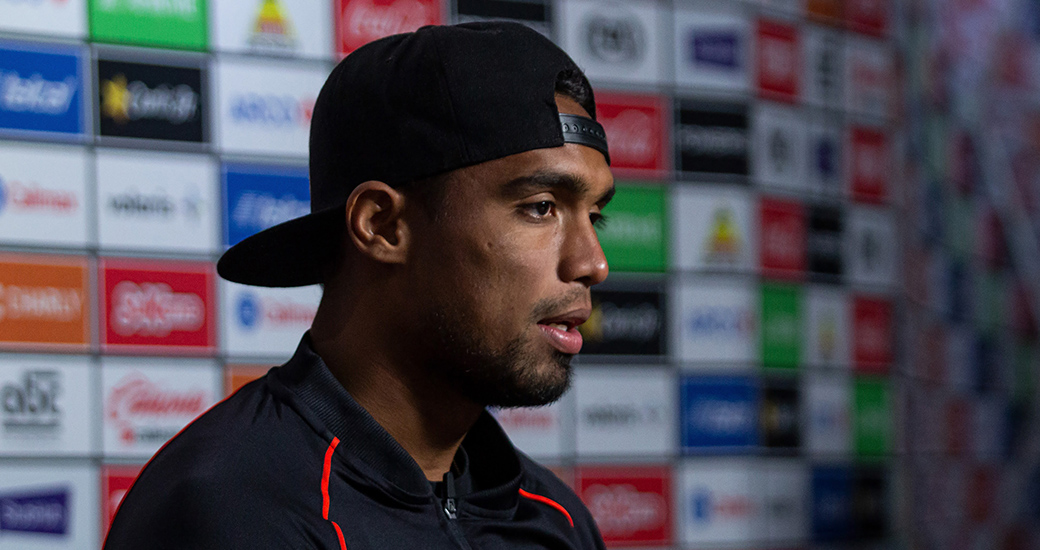 El delantero colombiano y nuevo refuerzo Xoloitzcuintle tuvo su primera conferencia de prensa