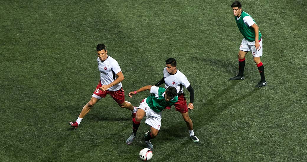 Los Canes Aztecas realizaron interescuadras en el Estadio Caliente de cara a la Fecha 13 del Apertura 2017